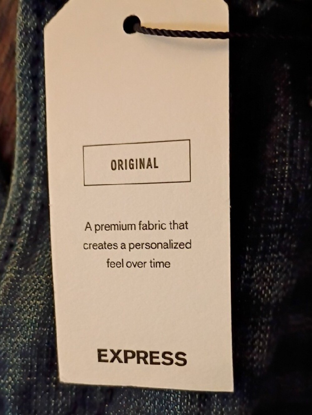 Express Men's Straight Jeans - Dark Blue 29 X 34 - Picture 3 of 9